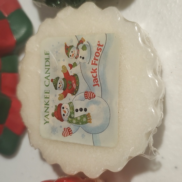 Yankee Candle Snowman Wax Melter & 3 Christmas Fragrance Wax Melts Jack Frost - Picture 4 of 6